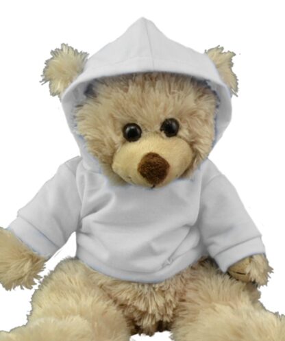 8" White Hoodie
